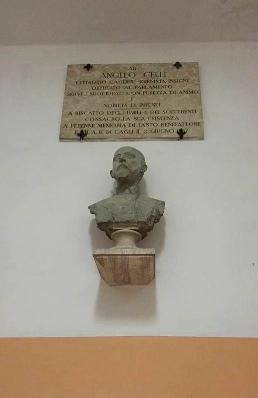 Angelo Celli's bust in Cagli 1.jpg